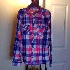 H&M GIRLS 7 BUTTONS BUTTON DOWN SHIRT